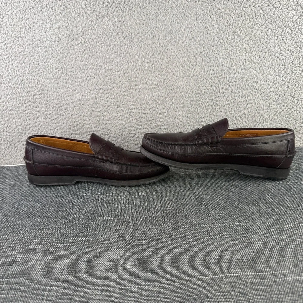 Mephisto Spinnaker Loafers Mens 9.5 Brown Leather Air-Relax Penny Moccasins 0814